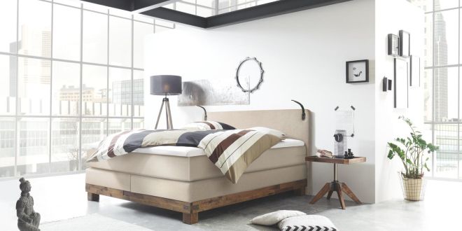 Boxspring Massage Wasserbett 180x200 Dual Lucina Ivio