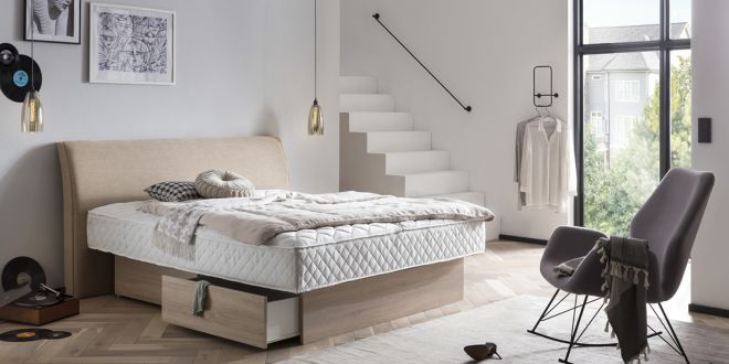 Wasserbett Kammersystem Musarra mit Schubladen