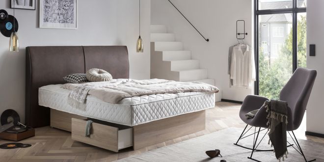 Wasserbett Kammersystem Maxim mit Schubladen