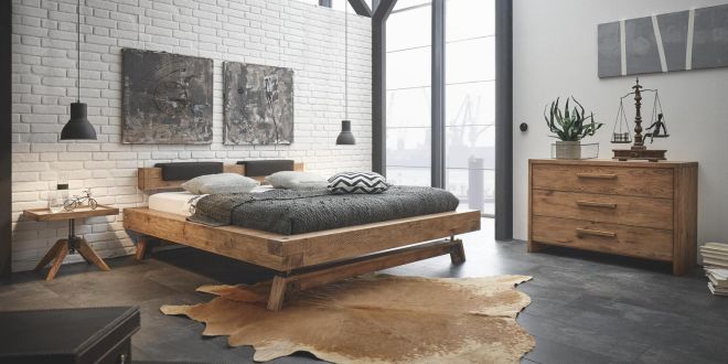 Massage Wasserbett 200x200 Dual Oak Wild Vintage Block 16 Inca Stabil