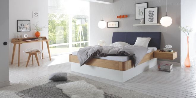 Gelbett 120x200 Oak Bianco Ripo Practico