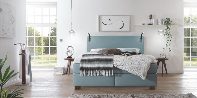 Boxspring Massage Gelbett 180x200 Dual Classic Lucina Ivio