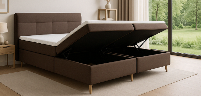Hotel Boxspringbett 180x200 H3 Rovere