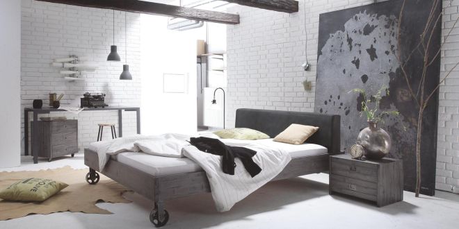 Ceneri Holz Boxspringbett 160x200 T 1000 H2 Inside